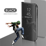 Smart Mirror Phone Case For Samsung Galaxy S10 S9 S8 Plus S10E A6 A8 A7 2018 Note 8 9 A10 A30 A40 A50 A60 A70 M10 M20 M30 Cover