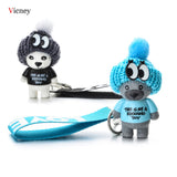 Vicney New Arrival Cute Teddy Bear Key Chain'THIS IS NOT A KOSCHINO TOY'Bear KeyChain Animal Pattern Key Holder For Girl Friend