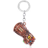 RJ The Avengers 4 Thor Hammer Metal Keychains The Dark World Weapon Iron Man Keyring For Women Movie Fans Jewelry Accessories