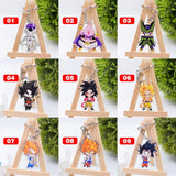 Cute Cartoon Keychain Naruto/My Hero Academia Key Chain Ring Anime Dragonball Keyring Hot Sales