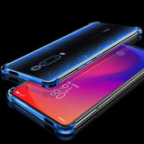 KEYSION Shockproof Case for Xiaomi Mi 9T 9T Pro A3 CC9e plating Air-bag Anti-knock Clear Cover for Redmi Note 7 8 7s K20 K20 pro