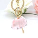 Creative Keychain Alloy Rhinestone Female Angel Keychain Handbag Pendant Car Keychain Woman Jewelry Man Jewelry Belt Buckle