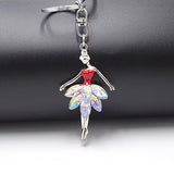 Creative Keychain Alloy Rhinestone Female Angel Keychain Handbag Pendant Car Keychain Woman Jewelry Man Jewelry Belt Buckle