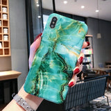 Marble Case on For Coque iphone 11 Pro Max 7 XS MAX Case Soft TPU Back Cover For iphone 6 6S 7 8 Plus iphone X XR Case Cover