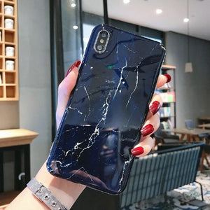 Marble Case on For Coque iphone 11 Pro Max 7 XS MAX Case Soft TPU Back Cover For iphone 6 6S 7 8 Plus iphone X XR Case Cover