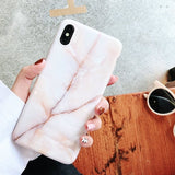 Marble Case on For Coque iphone 11 Pro Max 7 XS MAX Case Soft TPU Back Cover For iphone 6 6S 7 8 Plus iphone X XR Case Cover