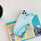 Marble Case on For Coque iphone 11 Pro Max 7 XS MAX Case Soft TPU Back Cover For iphone 6 6S 7 8 Plus iphone X XR Case Cover