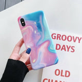 Marble Case on For Coque iphone 11 Pro Max 7 XS MAX Case Soft TPU Back Cover For iphone 6 6S 7 8 Plus iphone X XR Case Cover