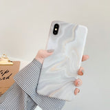 Marble Case on For Coque iphone 11 Pro Max 7 XS MAX Case Soft TPU Back Cover For iphone 6 6S 7 8 Plus iphone X XR Case Cover