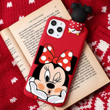 Christmas Cartoon Deer Case For iPhone XR 11 Pro XS Max X 5 5S Silicone Matte Cover For iphone 7 8 6 S 6S Plus 7Plus Case Bear