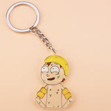 Classic Cartoon Icons Style Rick Keychain And Morty Key Chain Women and Men Kids Key Ring Gift Porte Clef