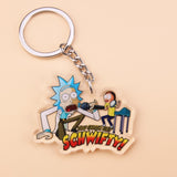 Classic Cartoon Icons Style Rick Keychain And Morty Key Chain Women and Men Kids Key Ring Gift Porte Clef