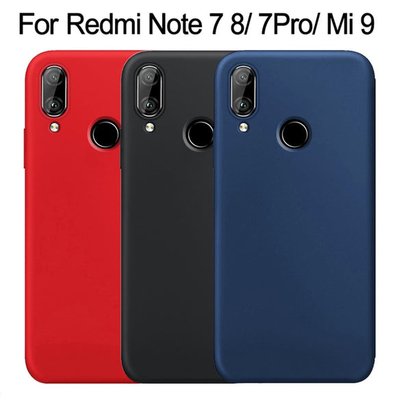 for Xiaomi Redmi Note 7 Case Liquid Silicone Soft Cover for Xiaomi Mi 9 9T 8 SE A2 Lite Redmi Note 8T 8 7 Pro K30 5G 7A 8A Case