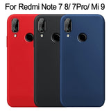 for Xiaomi Redmi Note 7 Case Liquid Silicone Soft Cover for Xiaomi Mi 9 9T 8 SE A2 Lite Redmi Note 8T 8 7 Pro K30 5G 7A 8A Case