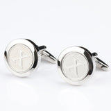 Mens Classic Initial Cufflinks Alphabet Letter silver Cufflinks Formal Business Wedding Shirts R-Z