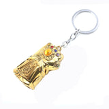 RJ The Avengers 4 Thor Hammer Metal Keychains The Dark World Weapon Iron Man Keyring For Women Movie Fans Jewelry Accessories